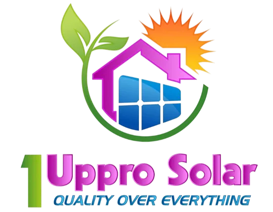 1Up Pro Solar and Electric logo, before