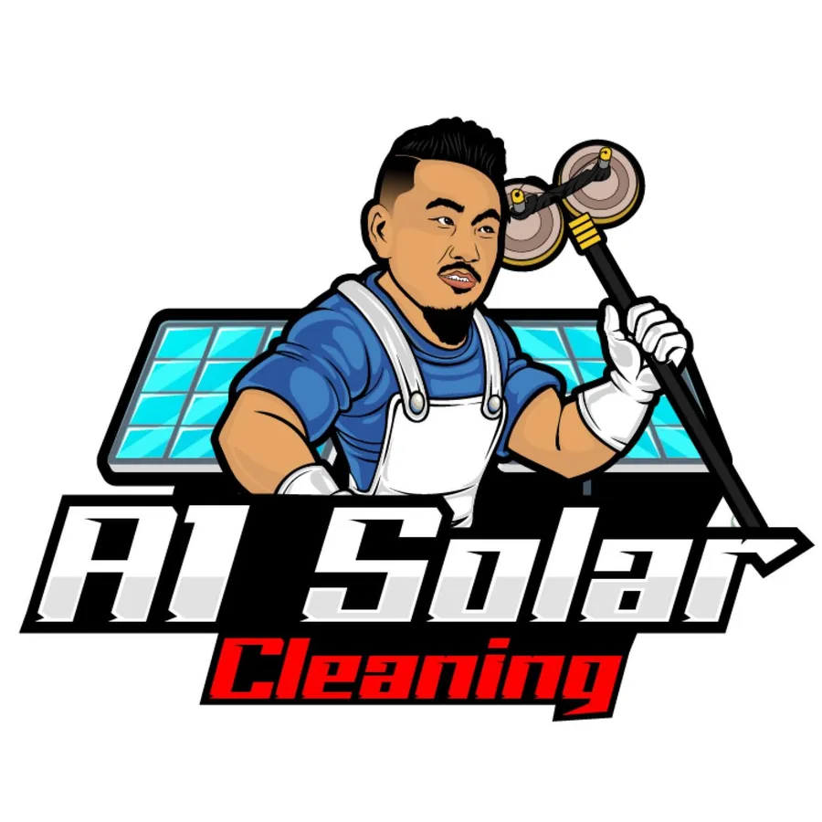 A1 Solar Cleaning logo, before