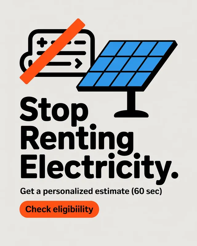 Sample ad creative: stop renting your power